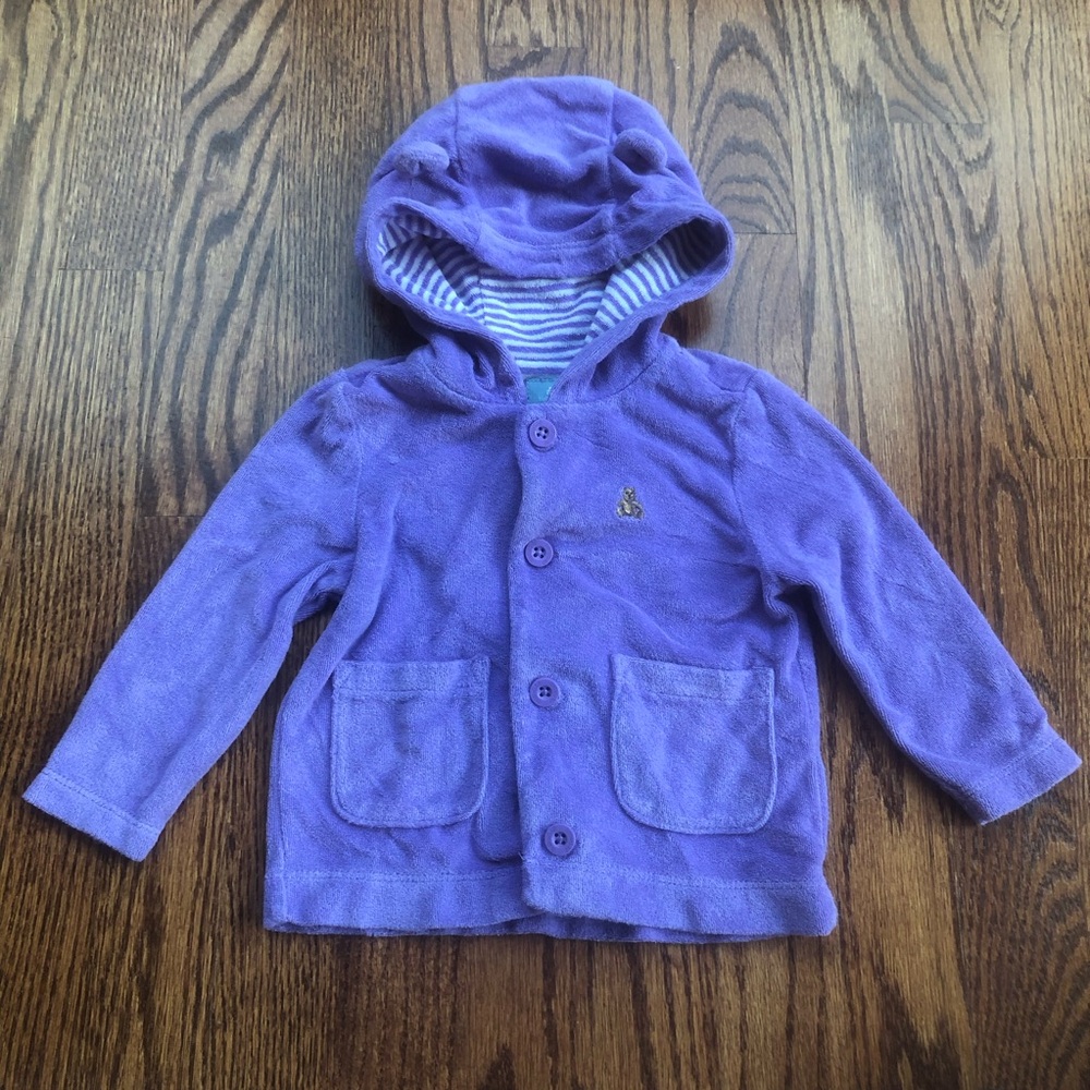 Gap Terry Cloth Hoodie 6-12 Months